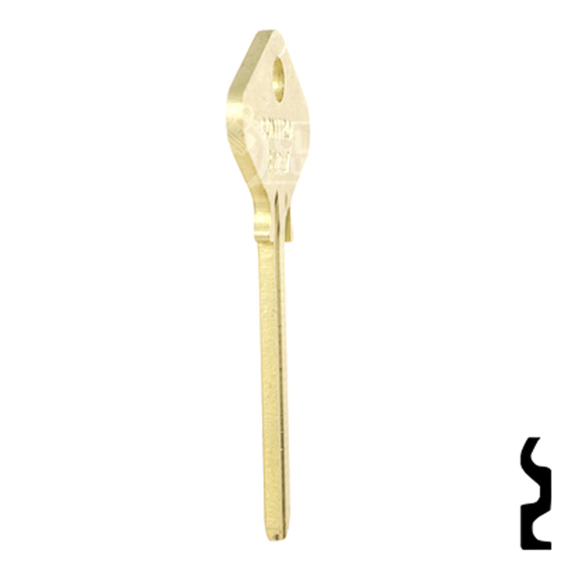 Uncut Key Blank | Yale | BD217 Residential-Commercial Key Framon Manufacturing Company, Inc