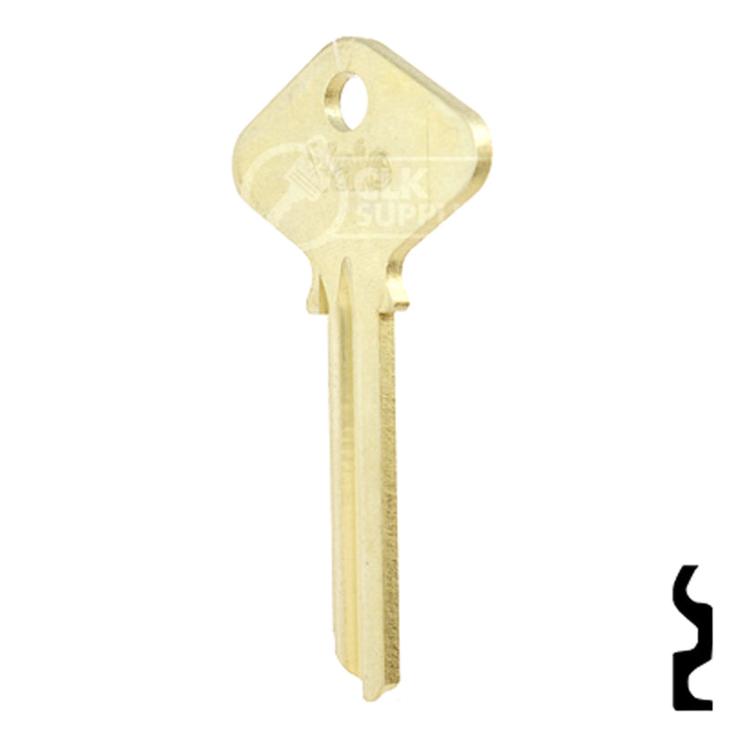 Uncut Key Blank | Yale | BD217 Residential-Commercial Key Framon Manufacturing Company, Inc