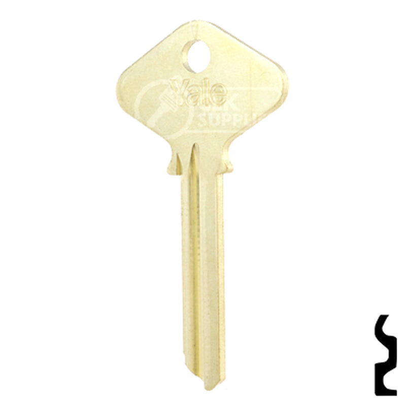 Uncut Key Blank | Yale | BD217 Residential-Commercial Key Framon Manufacturing Company, Inc