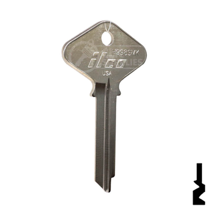 Uncut Key Blank | Yale | H998SMK Residential-Commercial Key Ilco