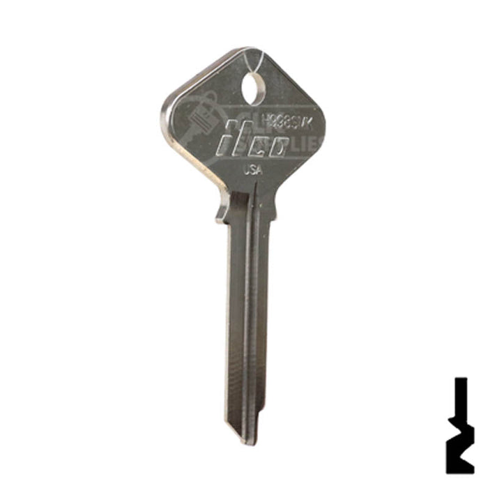 Uncut Key Blank | Yale | H998SMK Residential-Commercial Key Ilco