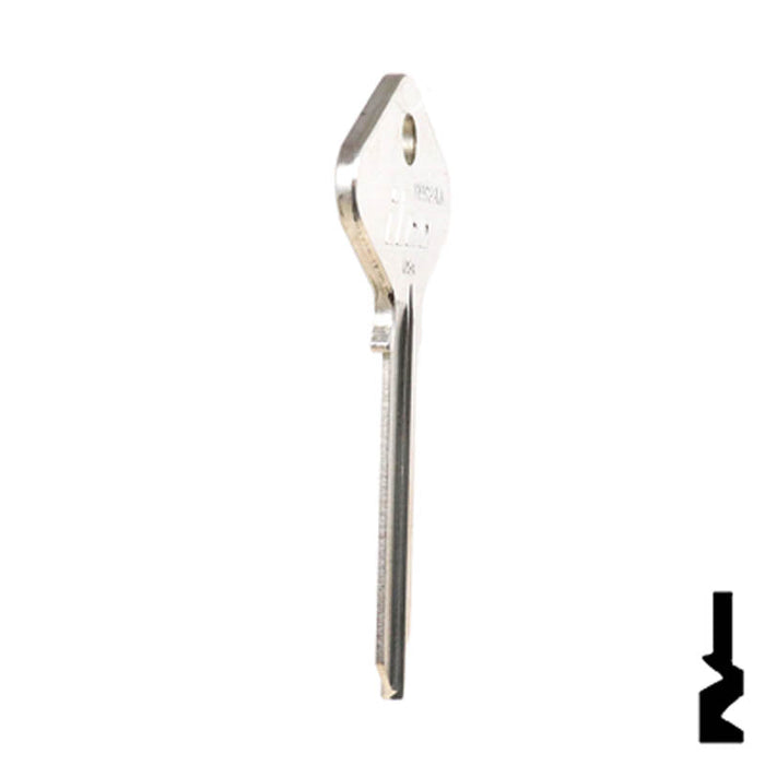 Uncut Key Blank | Yale | H998SMK Residential-Commercial Key Ilco