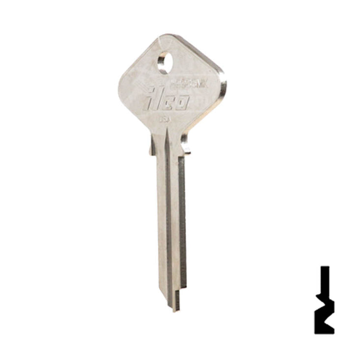 Uncut Key Blank | Yale | H998SMK Residential-Commercial Key Ilco