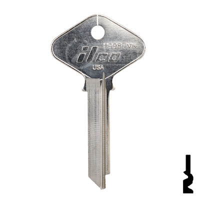 Uncut Key Blank | Yale | H998TMK Residential-Commercial Key Ilco