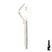 Uncut Key Blank | Yale | H998TMK Residential-Commercial Key Ilco