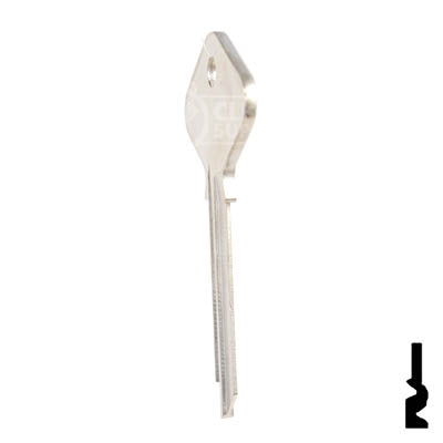 Uncut Key Blank | Yale | H998TMK Residential-Commercial Key Ilco