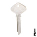 Uncut Key Blank | Yale | H998TMK Residential-Commercial Key Ilco