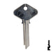 Uncut Key Blank | Yale | H998TMK Residential-Commercial Key Ilco