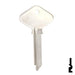 Uncut Key Blank | Yale | H998TMK Residential-Commercial Key Ilco