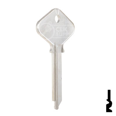 Uncut Key Blank | Yale | H998TMK Residential-Commercial Key Ilco