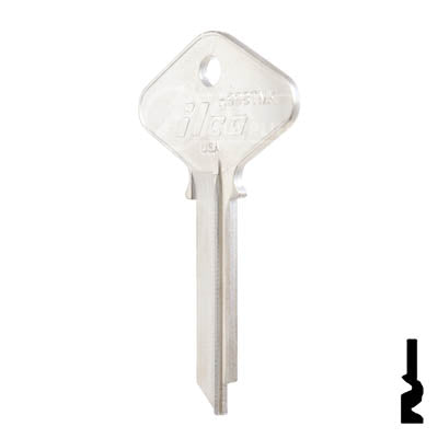 Uncut Key Blank | Yale | H998TMK Residential-Commercial Key Ilco