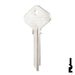 Uncut Key Blank | Yale | H998TMK Residential-Commercial Key Ilco