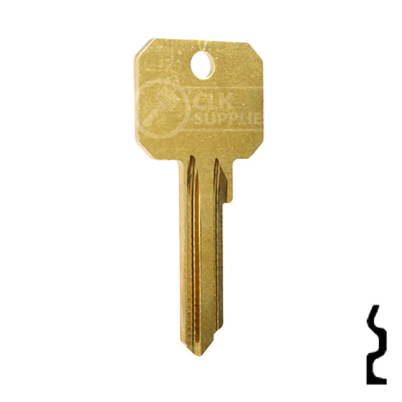 Uncut Key Blank | Yale | NB, Y1 Residential-Commercial Key Ilco
