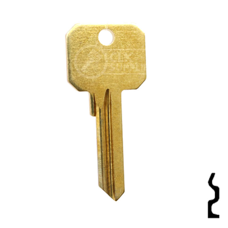 Uncut Key Blank | Yale | NB, Y1 Residential-Commercial Key Ilco