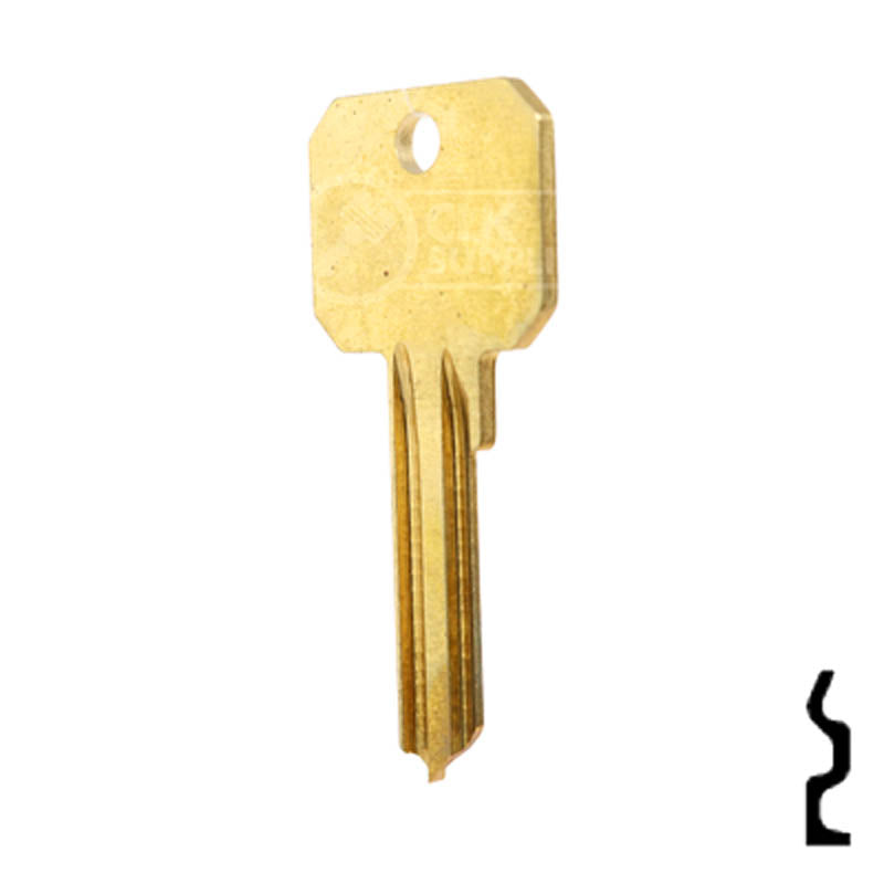Uncut Key Blank | Yale | NB, Y1 Residential-Commercial Key Ilco