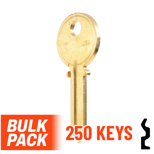 Uncut Key Blank | Yale  | Y1  - 250 Pack by Ilco Residential-Commercial Key Ilco