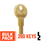 Uncut Key Blank | Yale | Y11  - 250 Pack by Ilco Residential-Commercial Key Ilco