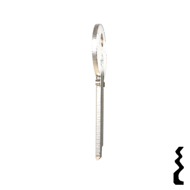Uncut Key Blank | Yale | Y202 Residential-Commercial Key Ilco