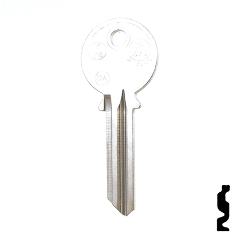 Uncut Key Blank | Yale | Y78, 998GA Residential-Commercial Key JMA USA