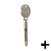 Uncut Key Blank | Zeiss Ikon | ZE-1X Residential-Commercial Key JMA USA