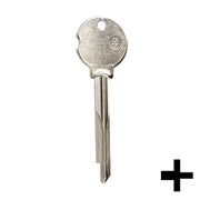 Uncut Key Blank | Zeiss Ikon | ZE-1X Residential-Commercial Key JMA USA