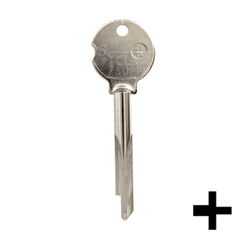 Uncut Key Blank | Zeiss Ikon | ZE-1X Residential-Commercial Key JMA USA