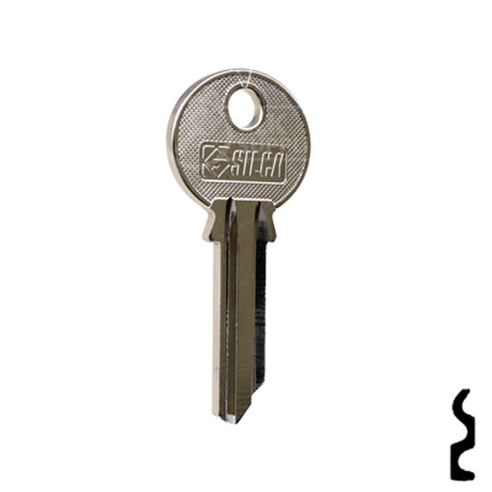 Uncut Key Blank | Zeiss-Ikon | ZE1, ZKN1 Residential-Commercial Key Ilco