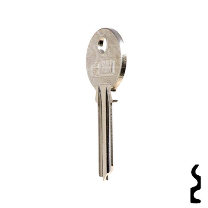 Uncut Key Blank | Zeiss-Ikon | ZE1, ZKN1 Residential-Commercial Key Ilco