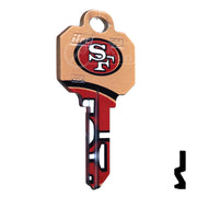 Uncut Key Blanks | Schlage | NFL 49ERS Residential-Commercial Key Ilco