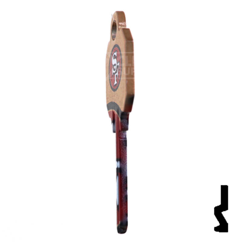 Uncut Key Blanks | Schlage | NFL 49ERS Residential-Commercial Key Ilco