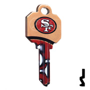 Uncut Key Blanks | Schlage | NFL 49ERS Residential-Commercial Key Ilco