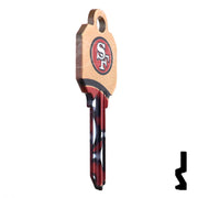 Uncut Key Blanks | Schlage | NFL 49ERS Residential-Commercial Key Ilco