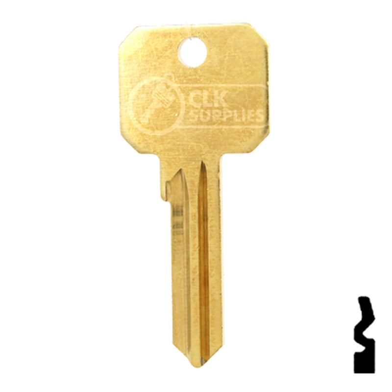 Uncut NB Key Blank | Corbin Russwin | RU45, 1011D1 Residential-Commercial Key Ilco