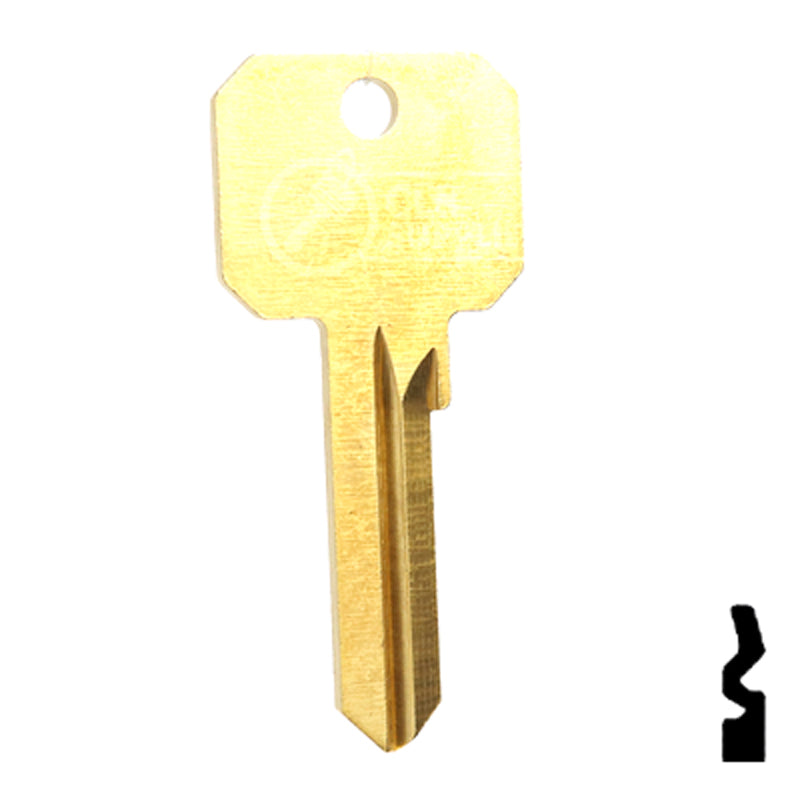 Uncut NB Key Blank | Corbin Russwin | RU45, 1011D1 Residential-Commercial Key Ilco