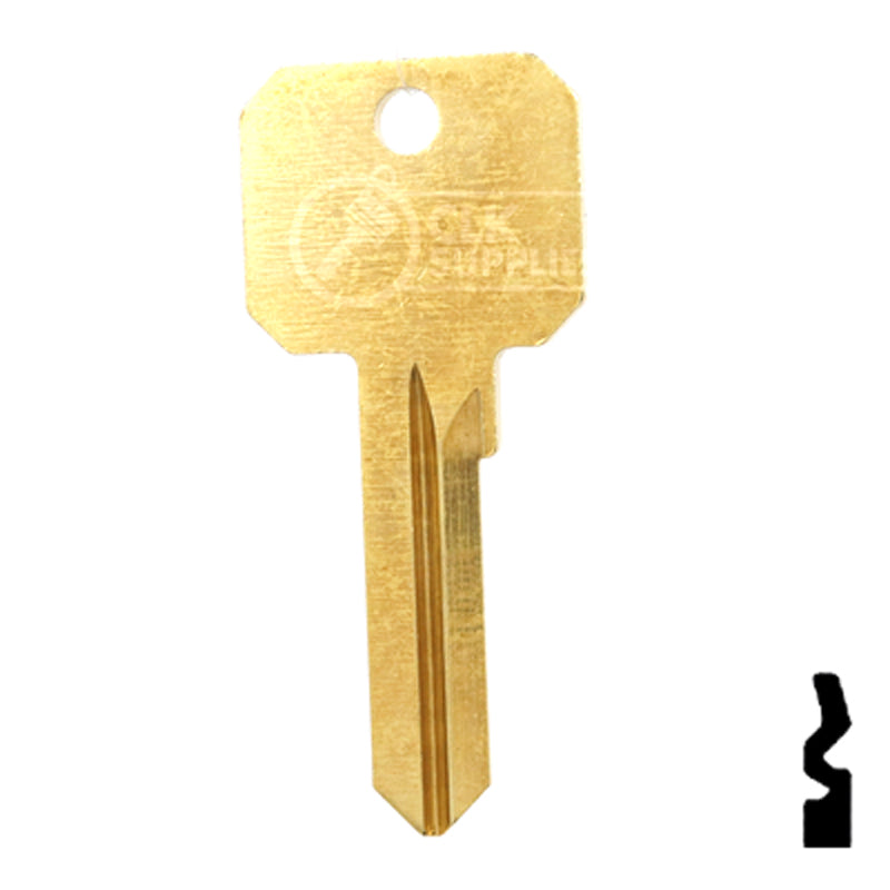 Uncut NB Key Blank | Corbin Russwin | RU45, 1011D1 Residential-Commercial Key Ilco