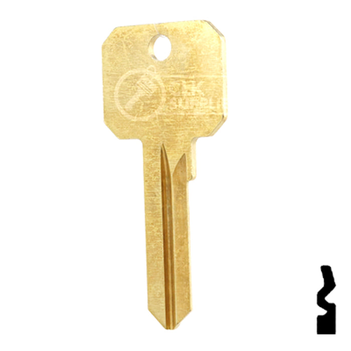 Uncut NB Key Blank | Corbin Russwin | RU45, 1011D1 Residential-Commercial Key Ilco