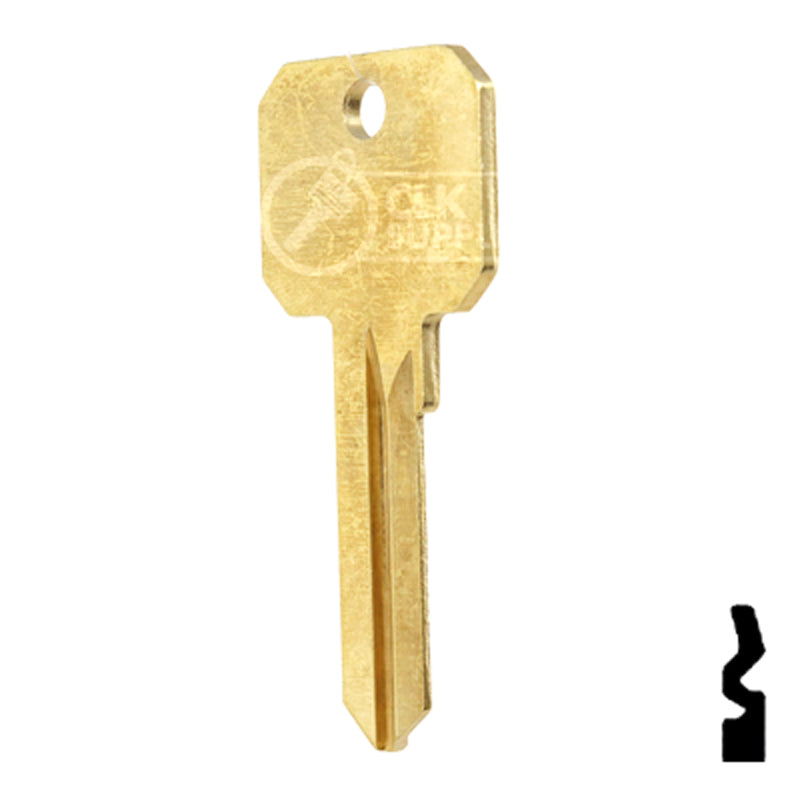 Uncut NB Key Blank | Corbin Russwin | RU45, 1011D1 Residential-Commercial Key Ilco