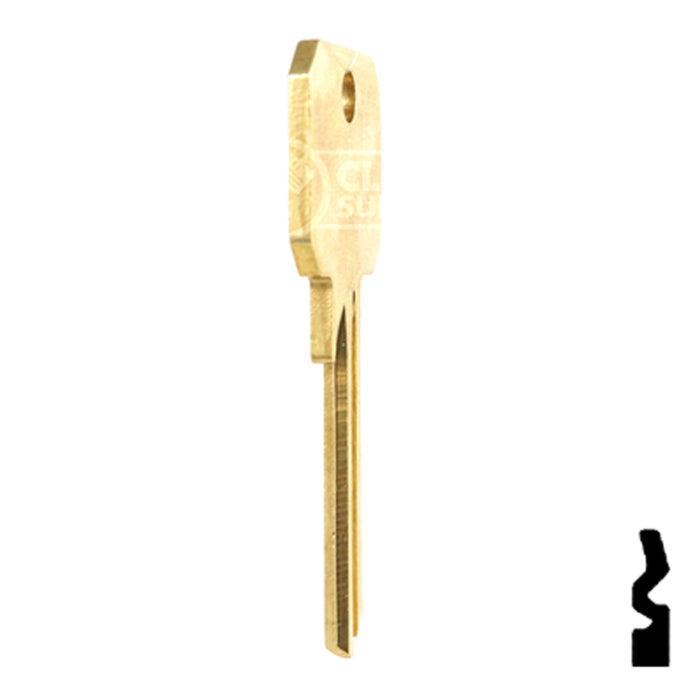 Uncut NB Key Blank | Corbin Russwin | RU45, 1011D1 Residential-Commercial Key Ilco