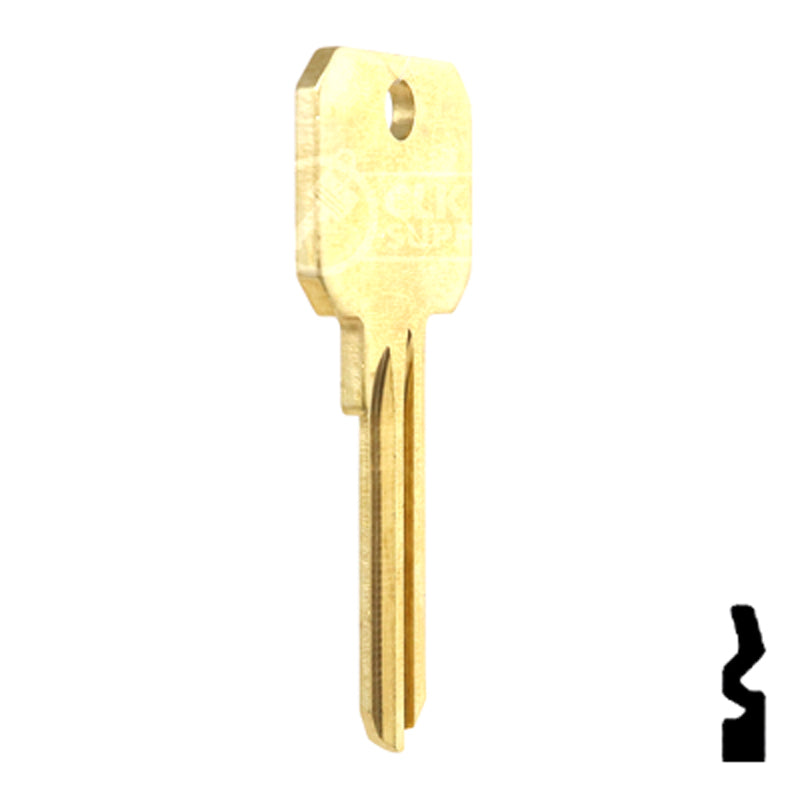 Uncut NB Key Blank | Corbin Russwin | RU45, 1011D1 Residential-Commercial Key Ilco