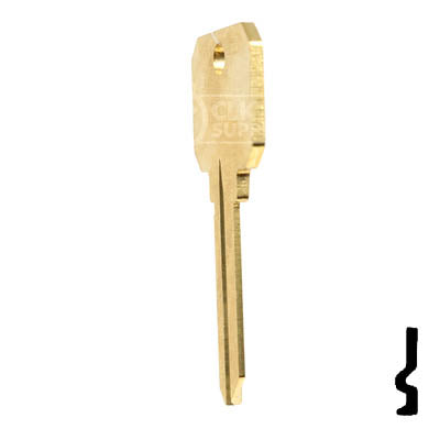 Uncut NB Key Blank | Schlage | SC9 Residential-Commercial Key Ilco