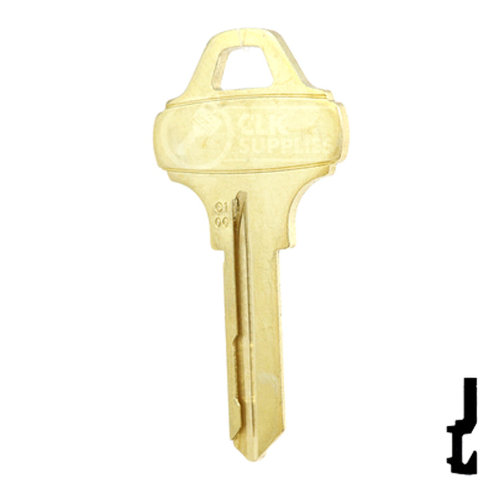 Uncut OEM Key Blank | Schlage Everest | C100 Residential-Commercial Key Schlage