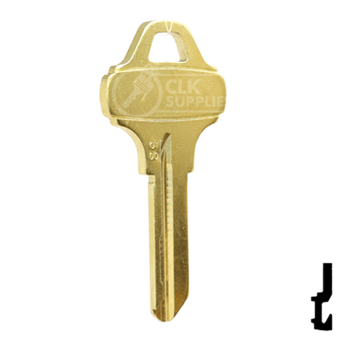 Uncut OEM Key Blank | Schlage Everest | C100 Residential-Commercial Key Schlage