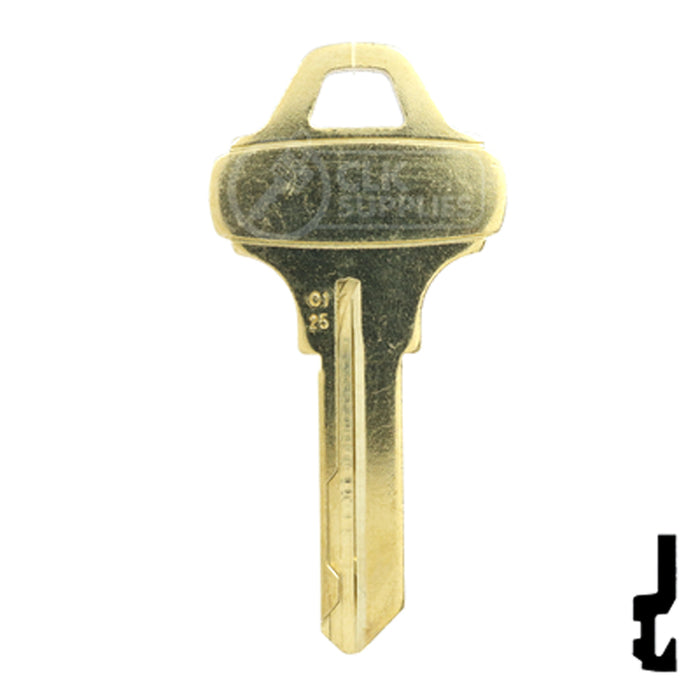 Uncut OEM Key Blank | Schlage Everest | C125 Residential-Commercial Key Schlage