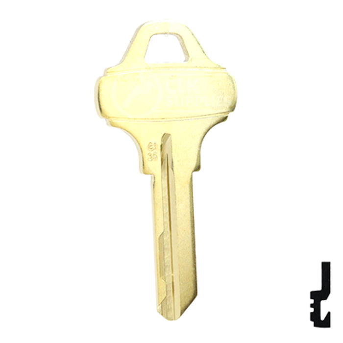 Uncut OEM Key Blank | Schlage Everest | C135 Residential-Commercial Key Schlage