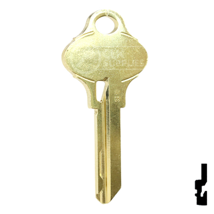 Uncut OEM Key Blank | Schlage Everest | S123 Residential-Commercial Key Schlage