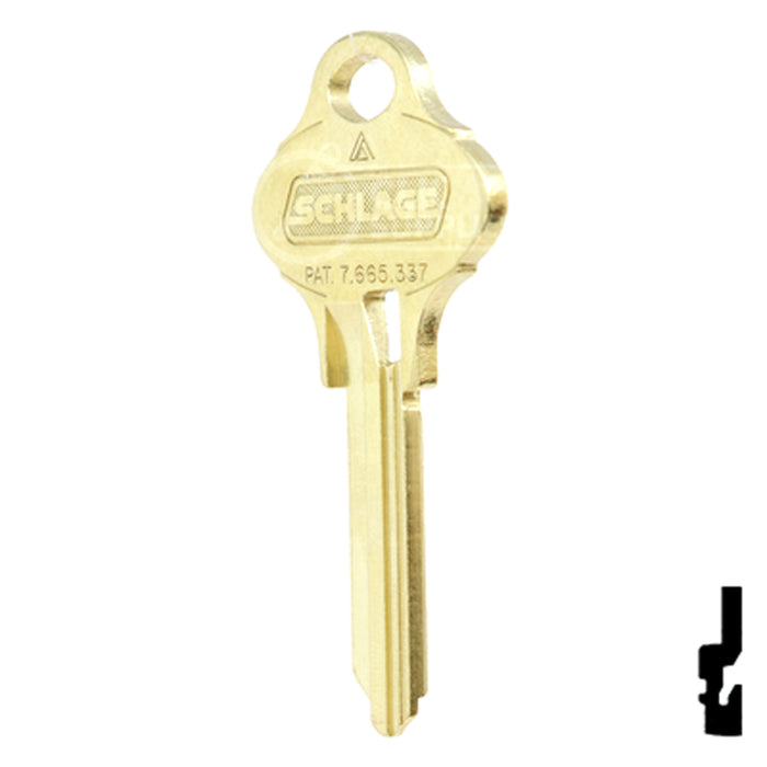 Uncut OEM Key Blank | Schlage Everest | S123 Residential-Commercial Key Schlage