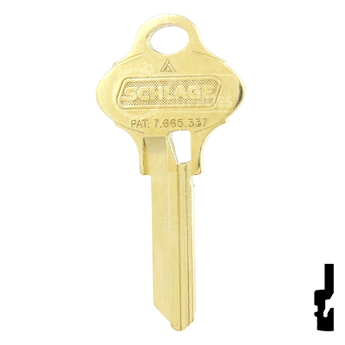 Uncut OEM Key Blank | Schlage Everest | S123 Residential-Commercial Key Schlage