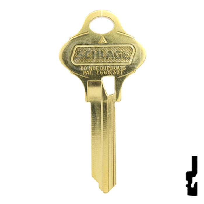 Uncut OEM Key Blank | Schlage Everest | S123 Control Residential-Commercial Key Schlage