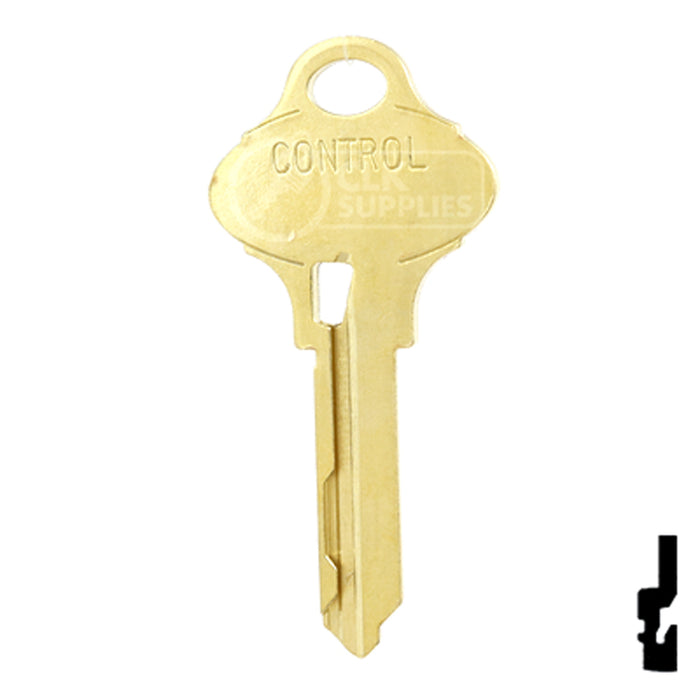 Uncut OEM Key Blank | Schlage Everest | S123 Control Residential-Commercial Key Schlage