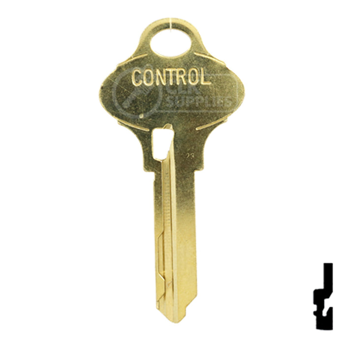 Uncut OEM Key Blank | Schlage Everest | S123 Control Residential-Commercial Key Schlage